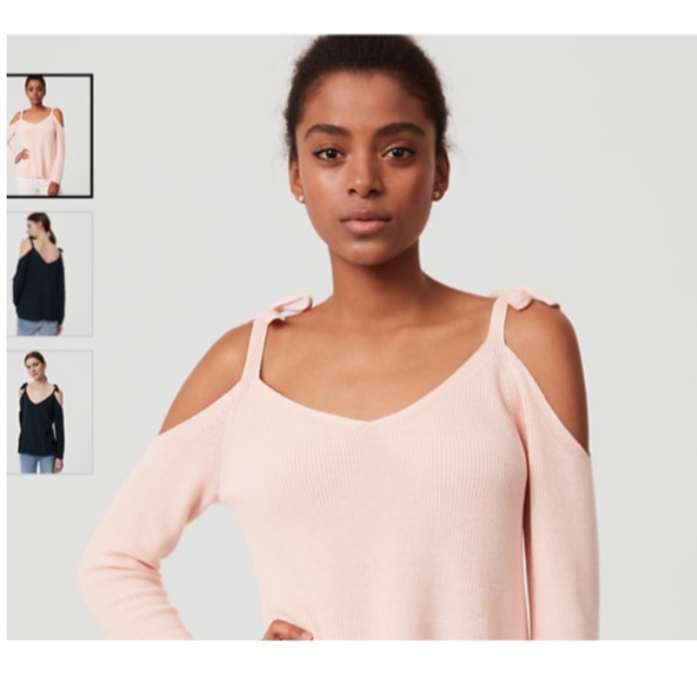 LOFT Open Shoulder Sweater